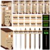 Gueevin 24 Set Back to School S'more Marshmallow Appreciation Gifts Pens with Thank You Card Mini Resin Desk Pet Camping Party Favors Inspirational Gifts for Teacher Student Office Coworkers Staff