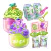 GUI GUI Fruity Glow Bundle Pack Slime Kit, Clear & Jelli Scented Slimes!