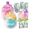 GUI GUI Fruity Glow Slime Kit, Cloud & Butter Scented Slimes