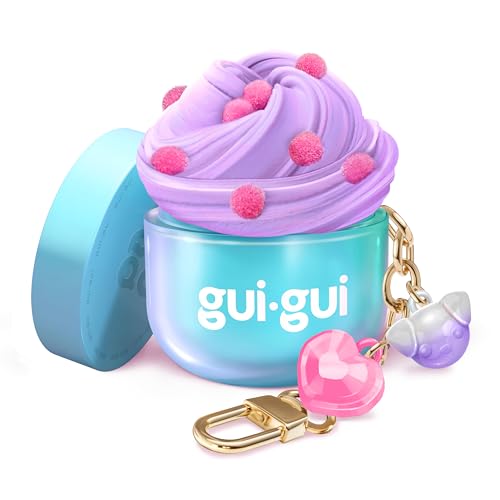 GUI GUI Slime Mini Single Pack, Ultimate Pocket-Sized Slime Experience, Create, Decorate, and Play, Features Smooth, Stretchy Slime and A Mix of Sparkly Add-Ins and Charms, 6 Years+