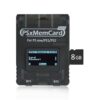 Guilekeys PSxMemCard Game Memory Card Compatible with PS2/PS1/PS One Console, 8GB MicroSD Card Include, Supports Firmware Upgrade, Unlimited Storage and Sd2psXtd, High Speed
