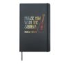 Guitarist Christian Music Guitar Player Bible Verse Hardcover Journal, Black