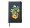 Guitar Kids My First Guitar Cute Beginner Guitarist Gift Hardcover Journal, Black