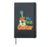 Guitar Kids My First Guitar Cute Beginner Guitarist Gift Hardcover Journal, Black