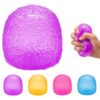 Gumdrop Squishy Toys, Squishy Fidget Toys Stress for Adults, Super Solid Squeeze Ball, Sensory for Stress Relief, Suitable for Adult use in Offices and Homes (Purple)