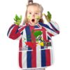 GuoChe Waterproof Kids Art Smock Toddlers Painting Apron with 2 pockets for Age 4-6 Kids Art Smock Toddlers Painting Apron Long