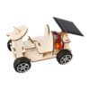 Guohetuk DIY Exploration Vehicle Experiment Science Engineering Model Assembly Wooden Puzzle Creative Project Suitable for Gift Giving Family