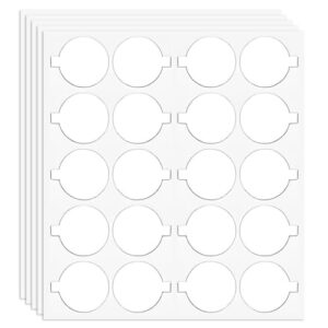 Guokoo 100 Pcs Double Sided Sticky Dots, 0.59" Museum Putty Clear Removable, Balloon Sticky Dots with Handle for Festival Home Office Party Poster Putty for Wall Decorations