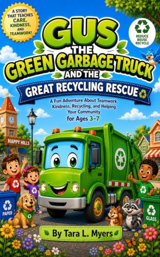 Gus The Green Garbage Truck and the Great Recycling Rescue: A Fun Adventure About Teamwork, Kindness, Recycling, and Helping Your Community for Ages 3–7| ... kids| Trucks| Teamwork (Childrens Books)