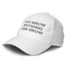 GVNVYFWUY Cool Dad Hat You Know Nothing Jon Snow Casquette Gift for Men