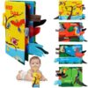 GZYFUVALW Baby Cloth Book Toys with Tails, Stroller Soft Toys for Infant Baby 0-18 Months (Flying Animals)