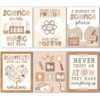 Hadley Designs 6 Science Posters for Classroom Decor – Inspirational and Fun Science Classroom Decor for Elementary & Middle School, Boho Motivational Wall Art