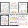 Hadley Designs 6 Science Posters for Classroom Decor – Inspirational and Fun Science Classroom Decor for Elementary & Middle School, Composition Notebook Motivational Wall Art