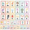 Hadley Designs Alphabet for Classroom Wall Decor - ABC Posters for Classroom Wall Chart Preschool & Kindergarten, ABC Letters & Number Line Elementary, Alphabet Cards, Retro Classroom Decor