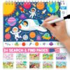 Hadley Designs Search and Find Books for Kids 3-5 - Seek and Find Book, Activity Books for Kids Ages 3-5, Preschool Learning Activities, Toddler Learning Toys for 4 Year Old Girls and Boys Gifts