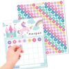 Hadley Designs Sticker Chart for Kids Behavior at Home - Sticker Reward Chart for Kids, Star Charts for Toddler, Star Charts for Good Behavior, Unicorn School Reward Stickers for Classroom Incentives