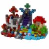 HAFASKA 200 PCS Magnetic Building Cubes Lava Forest Adventure