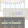 Hahafelt 3 Pack 47 x 108 Inch Fabric Bulletin Board Roll Waterproof Non Woven Classroom Background Decoration Resistant Bulletin Board for Back to School Wall Decor DIY Craft (Mixed)