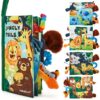 hahaland Baby Books 0-6 Months,Infant Tummy Time Toy Sensory Toys
