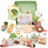hahaland Baby Shower Gifts for Boys Newborn Gender Reveal Gifts Basket Set
