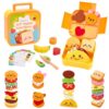 hahaland Pretend Play Food Sets for Kids Kitchen Outdoor Travel Toy
