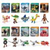 hahaspil BrainRot Toys Building Blocks Set for Kids, 10 Unique Party Favors Viral Desk Decor Gift for Boys & Girls Ages 6+