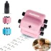 HaHazzy Math Teacher 4-in-1 Math Roller Stamp,Refillable Math Practice Tool, Addition Subtraction Multiplication Division Worksheet Maker, Math Problem Roller Ink Stamp with Random Number,Class & Home