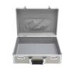 Hailong Ming Aluminum Storage Case Lock Box Organizer Briefcase Holder with Portable Handle and Secure Combination System suitable for home use office organization, Champagne Gold, M P-lock