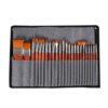 Hair Brush Set Rod Cloth Wrapped Oil Gouache Watercolour Brushes
