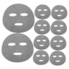 HAKIDZEL 10pcs Ultra-thin Natural Spa Facial Paper Mask Sheets for Women and Breathable Gray Skin Fiber Cloth for DIY Skincare Lightweight Face Mask for Relaxation and Daily Use