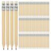 HAKIDZEL 150pcs Pre-sharpened Wood Golf Pencils with Erasers Bulk Value Pack, Lightweight 4-inch Hb Pencils for Office, Classroom, and Scorecards Use