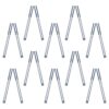 HAKIDZEL 20pcs Metallic Paint Marker Pens Fine 1.5mm Tip for Permanent Markings on Paper and Ceramic, Silver Plastic Body, for Office Use and Card Making Comfortable Hand Lettering