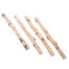 HAKIDZEL 4pcs Rustic Birch Wood Logs for Fireplace Decoration, 15.75 Inches Length and 1.18 Inches Diameter, Multipurpose Crafting Wood Sticks with Authentic Bark Textures, for Indoor