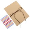 HAKIDZEL DIY Photo Album Scrapbook Kit Small Foldable Wedding Photo Album with Sturdy Craft Paper Hardcover for Anniversary and Birthday Present, and Adults
