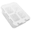 HAKIDZEL Multi-grid Pet Drawer Organizer with Lid Design for Socks and Underwear, Stable and Practical Storage Box for Closet and Home, Fashionable Compartment Divider for Ties and Small