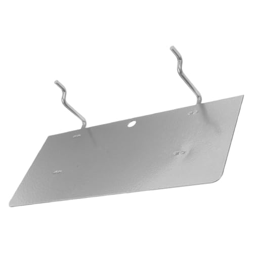 HAKIDZEL Pegboard Shelf with Metal Brackets Hooks Heavy Duty Steel Wall Organizer for Garage Craft Kitchen Storage Anti-Slip Grooves and Pegboard Accessories No Drilling Required