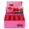 Halearo 24 Pcs Strawberry Lip Balm Pack with Moisturizing Plant Extracts, Lovely Shaped for Women Girls Winter Care