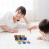 Halearo Magnetic Ten Frame Counting Toys for Educational Play, Compact Durable Design, 60 Colorful Discs for Preschool Kids, Plastic, 16.7x6.7cm