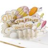 Hallmark Dr. Seuss Pop Up Graduation Card (Oh, the Places You'll Go!) for High School, Kindergarten, Middle School, College and College Graduates - Signature Paper Wonder