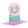 Hallmark Paper Wonder Peanuts Mother's Day Pop Up Card with Music (Snoopy Snow Globe, Plays Instrumental Music)