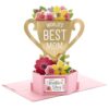 Hallmark Pop Up Mother's Day Card for Mom (World's Best Mom Trophy) 3D Card from Child, Daughter, Son