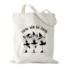 Halloween Canvas Bag Feminism Witchy Gifts for Women Trick Or Treat Bags