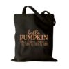Halloween Canvas Bag Pumpkin Gift for Women Men Sisters Trick Or Treat Bags