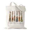 Halloween Canvas Bag Witch Broom Gifts for Women Men Trick Or Treat Bags