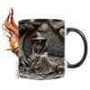 Halloween Coffee Mug 350ml Witch Pattern Ceramic Drinkware