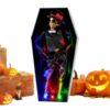 Halloween Coffin Sign - Halloween Coffin Musical Ornament with Lights