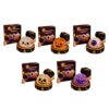 Halloween Dumpling Squeeze Squishy, Cute Slow Rising Squeeze Stress Relief Sensory Soft Kawaii Halloween Fidget for Kids & Adults，5 pcs