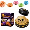 Halloween Dumpling Squeeze Squishy Toy, Cute Slow Rising Squeeze Stress Relief Sensory Toy, Dumpling Squishy Stress Ball Mystery Box, Soft Kawaii Halloween Fidget Toy for Adults, Anxiety Relief