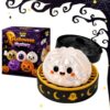 Halloween Dumpling Squeeze Squishy Toy, Slow Rising Sensory Fidget for Adults. (D#)