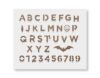Halloween Font Stencil – Scary Dripping Alphabet & Numbers for Halloween Crafts, Signs, Parties & DIY Décor – Reusable Mylar Template (1” & 2” Letters & Numbers) (1 inch Letters)